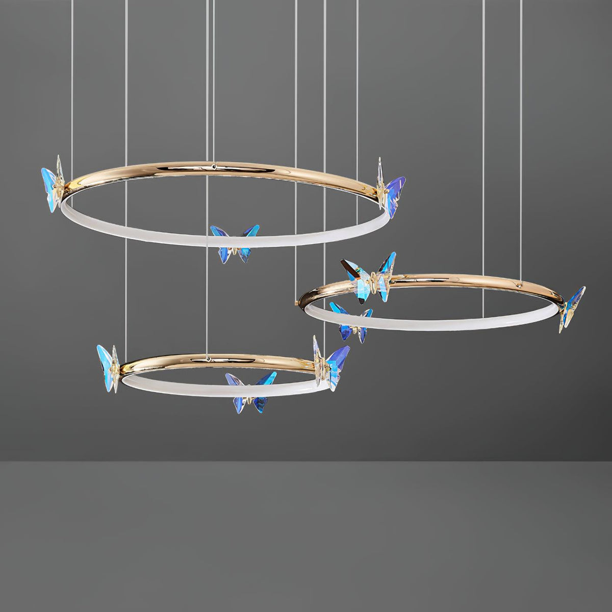 Blue Butterfly Chandelier - view 7