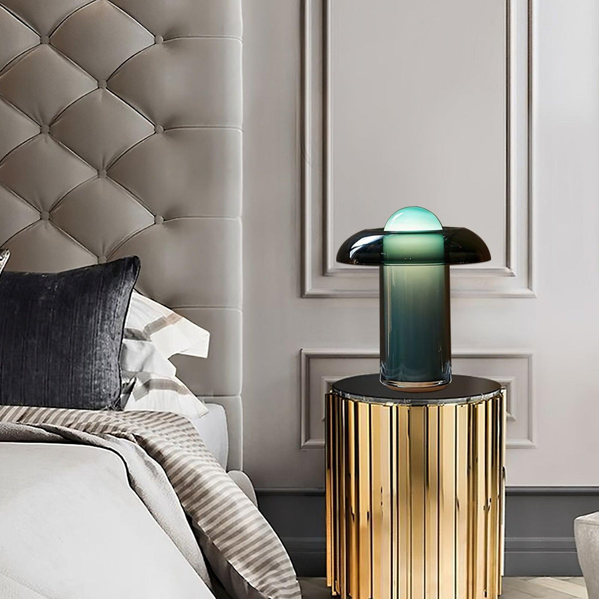 Glass Mushroom Table Lamp - view 8