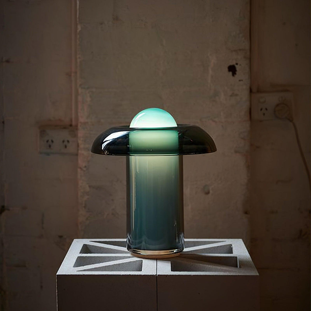 Glass Mushroom Table Lamp - view 11