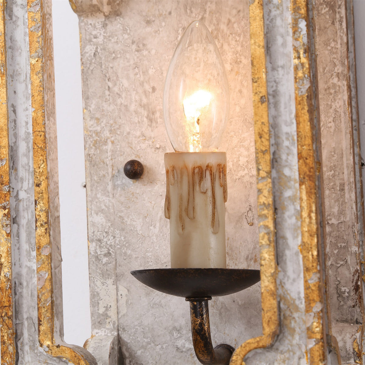 Boho Rustic Cube Sconce