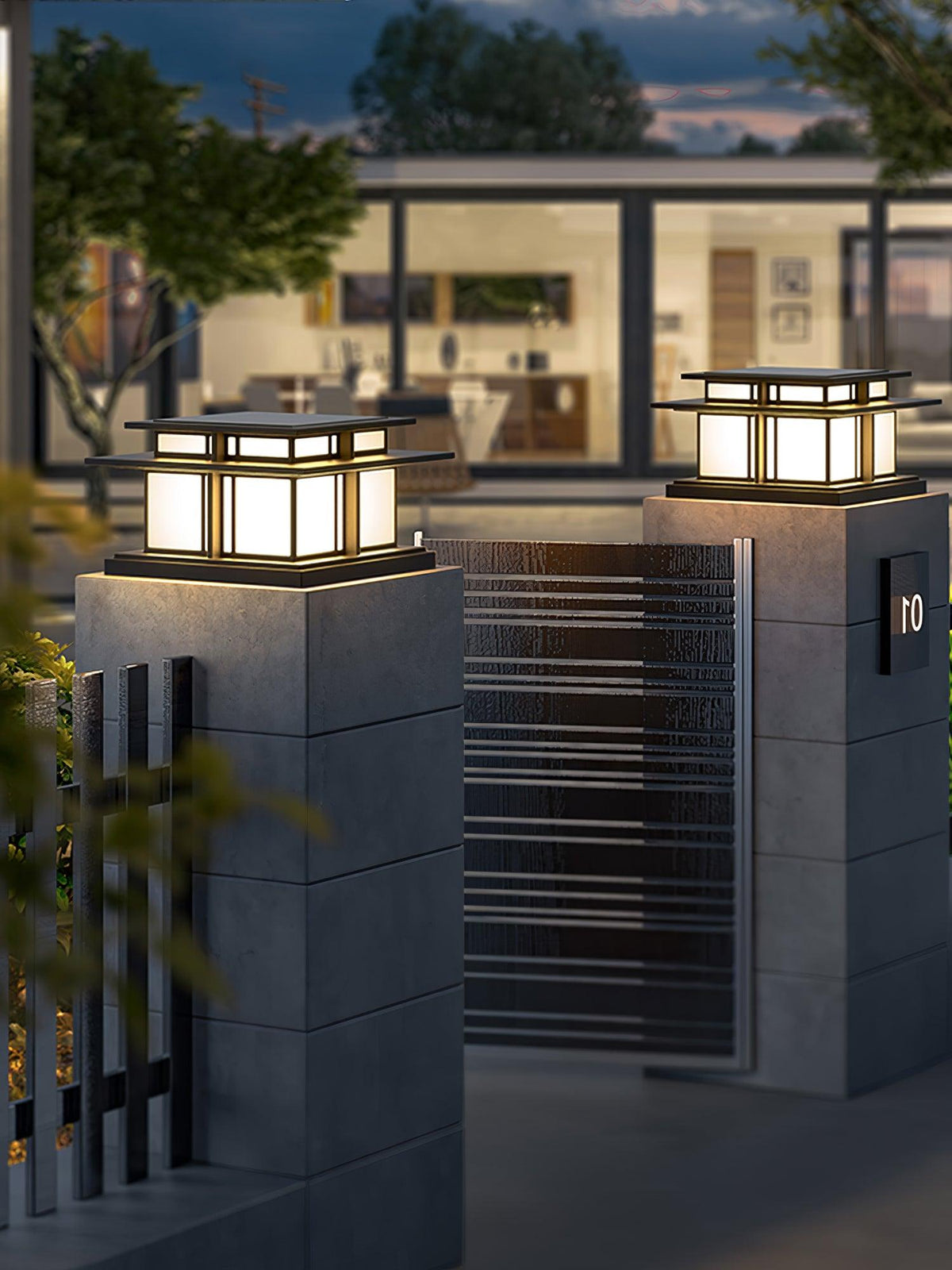 Boilyn Pillar Outdoor Light - view 13
