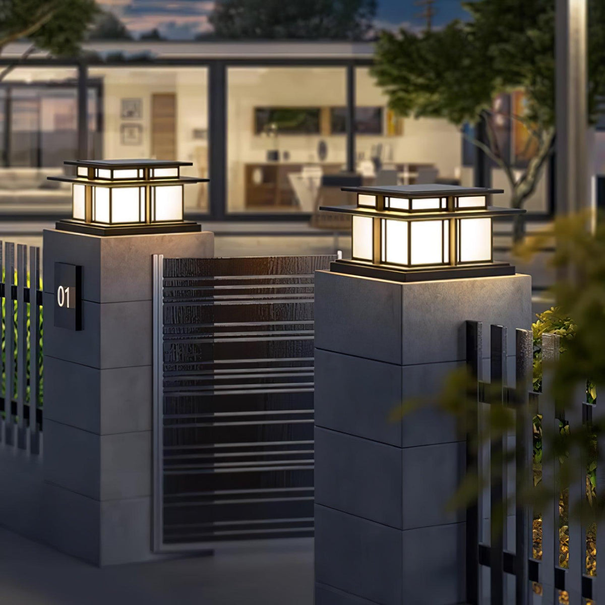 Boilyn Pillar Outdoor Light - view 14