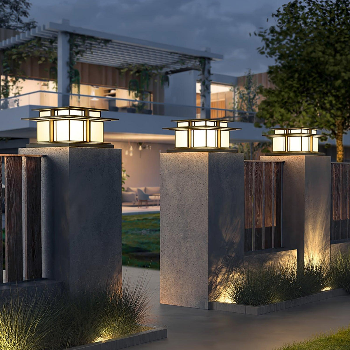Boilyn Pillar Solar Outdoor Light - view 17
