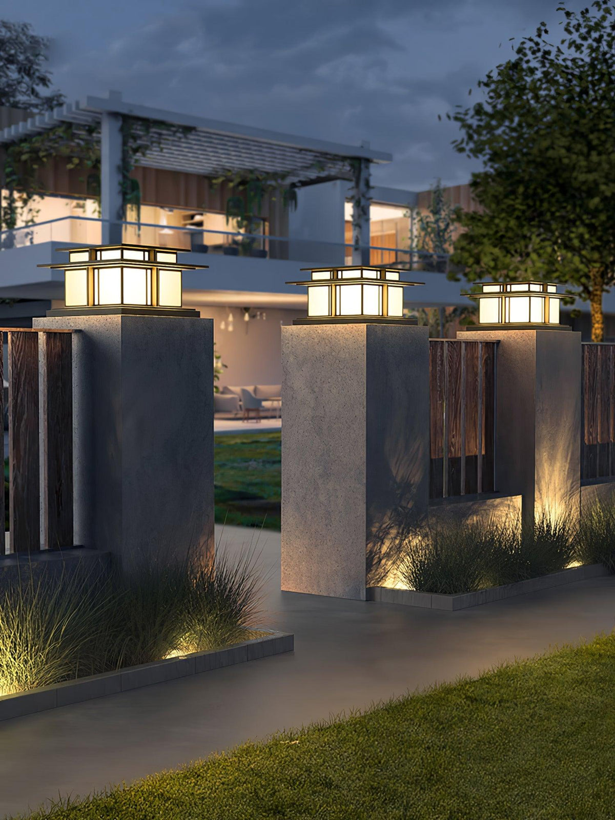Boilyn Pillar Solar Outdoor Light - view 19