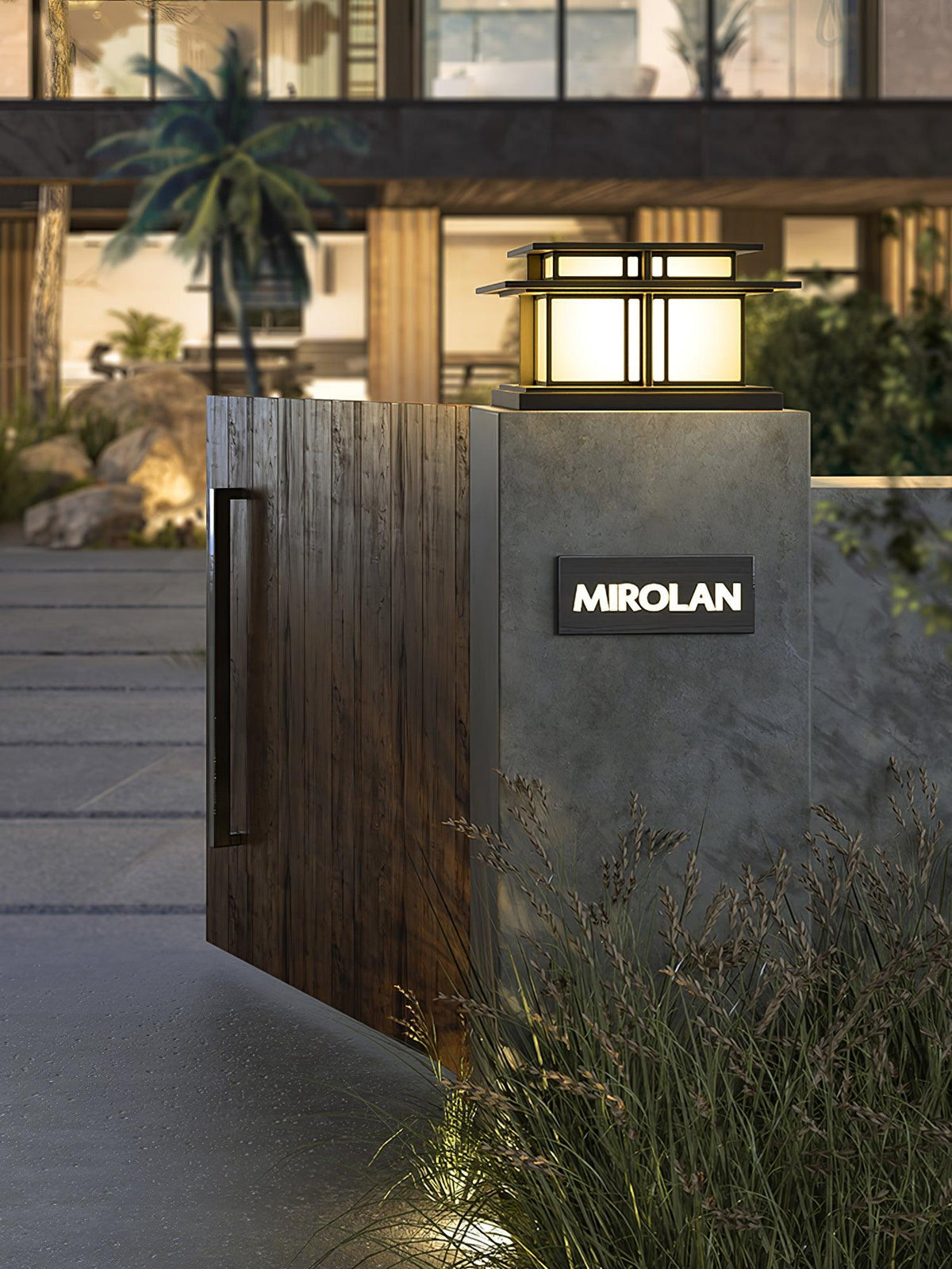 Boilyn Pillar Outdoor Light - view 10