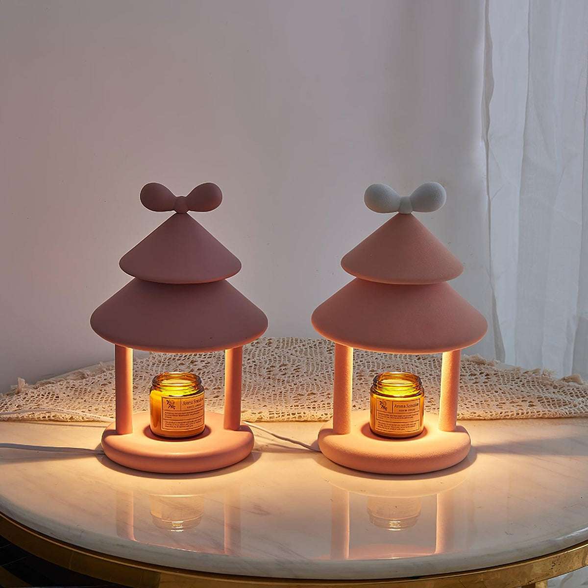 Bow Tie Cone Table Lamp - view 12