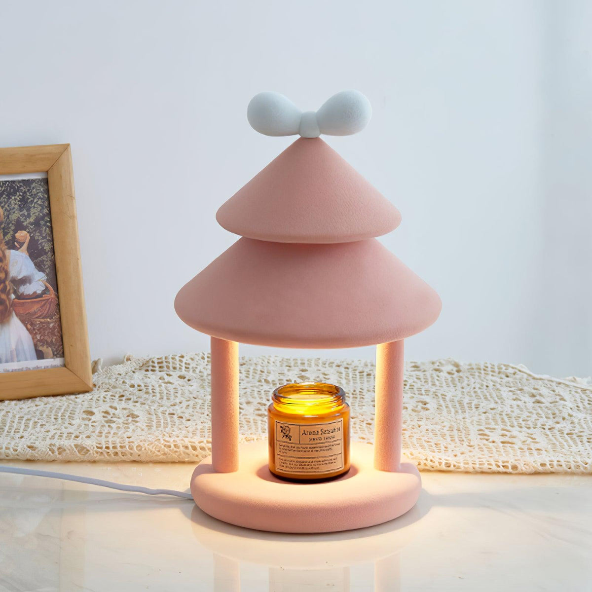 Bow Tie Cone Table Lamp - view 2