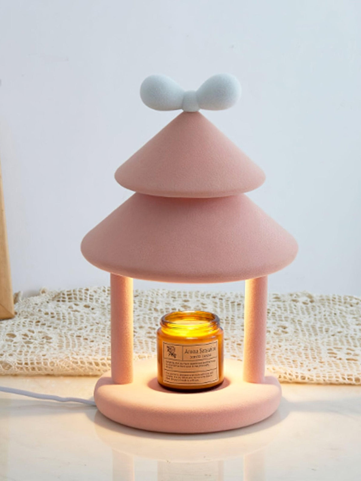 Bow Tie Cone Table Lamp - view 3