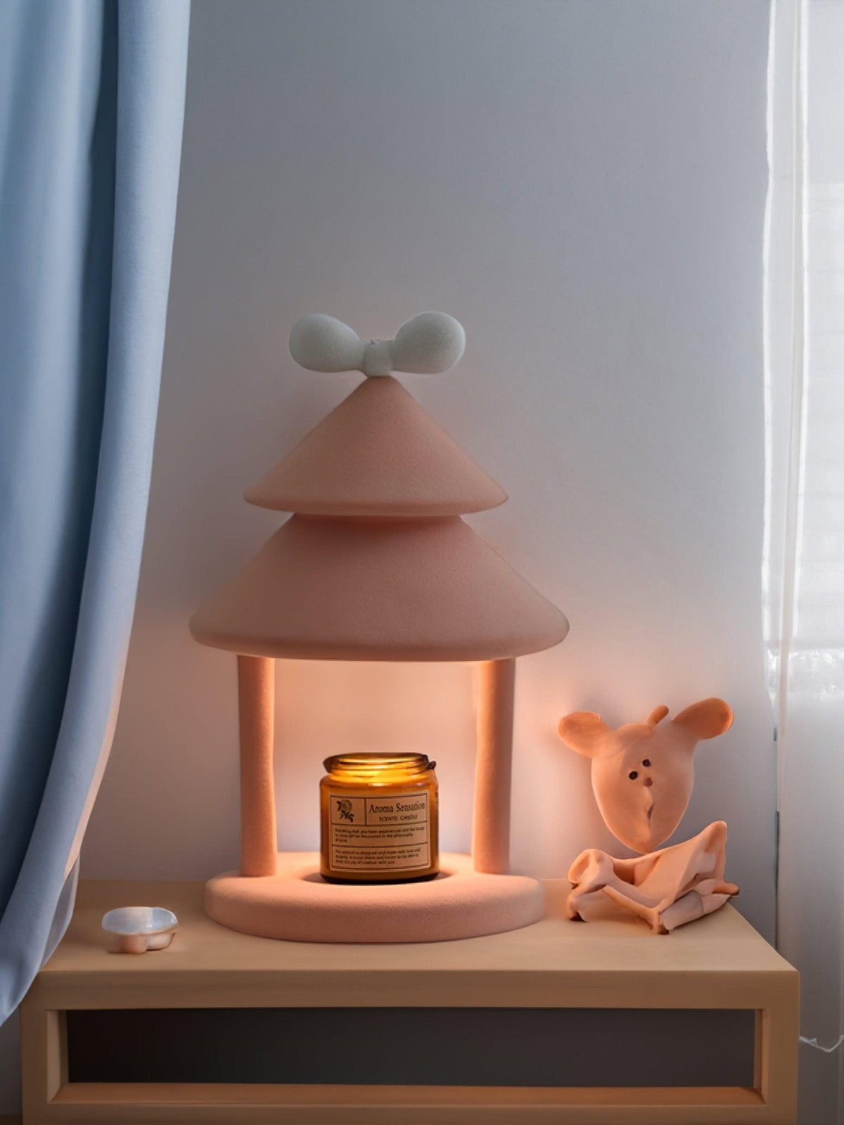Bow Tie Cone Table Lamp - view 6