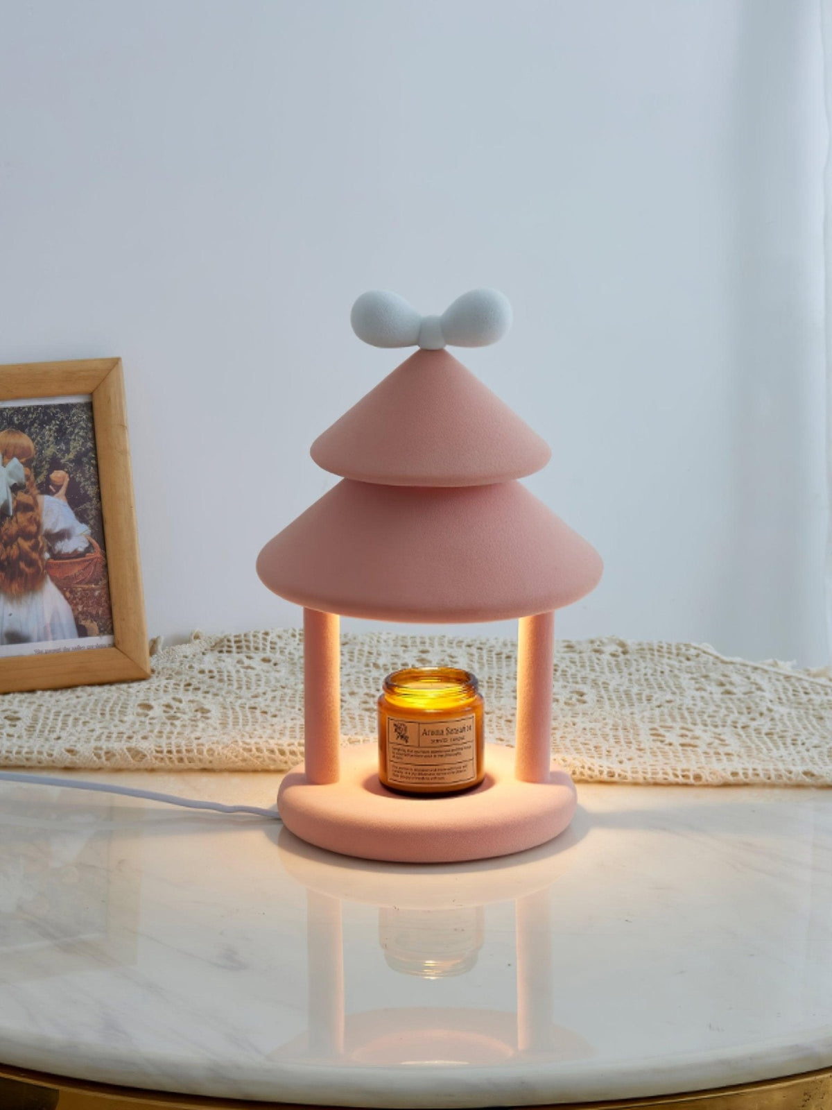 Bow Tie Cone Table Lamp - view 7