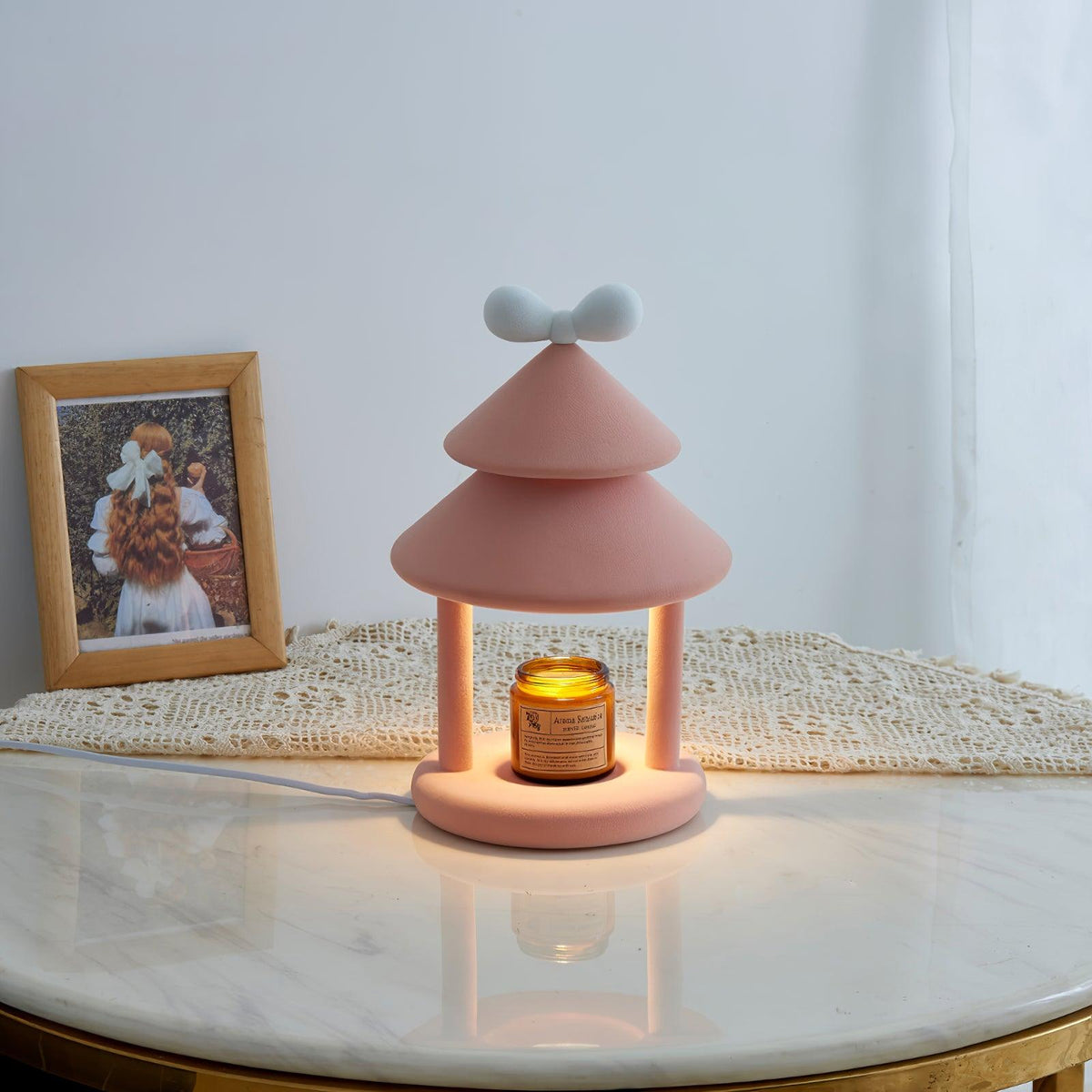 Bow Tie Cone Table Lamp - view 9