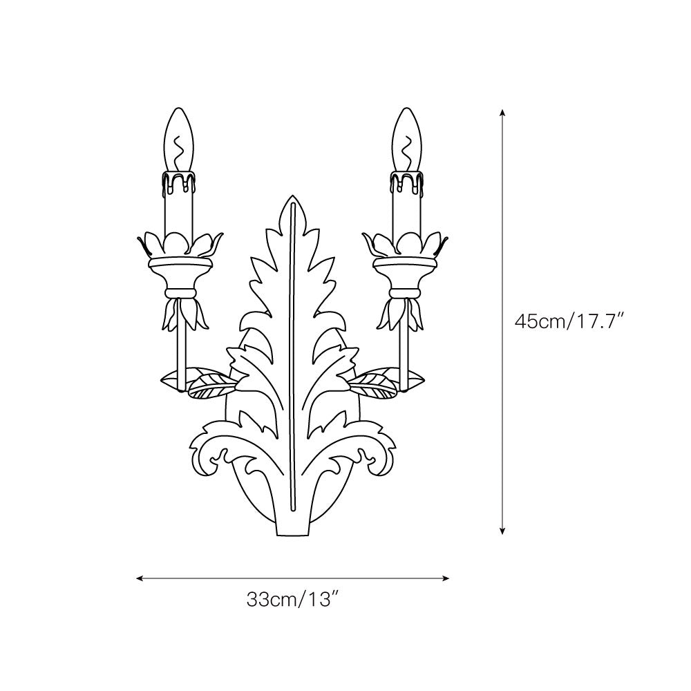 Branch Leaf Wall Lamp - view 3