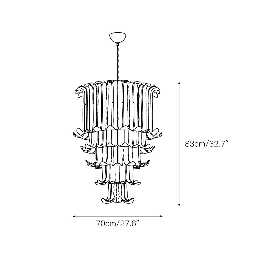 Brasher Murano Chandelier - view 3
