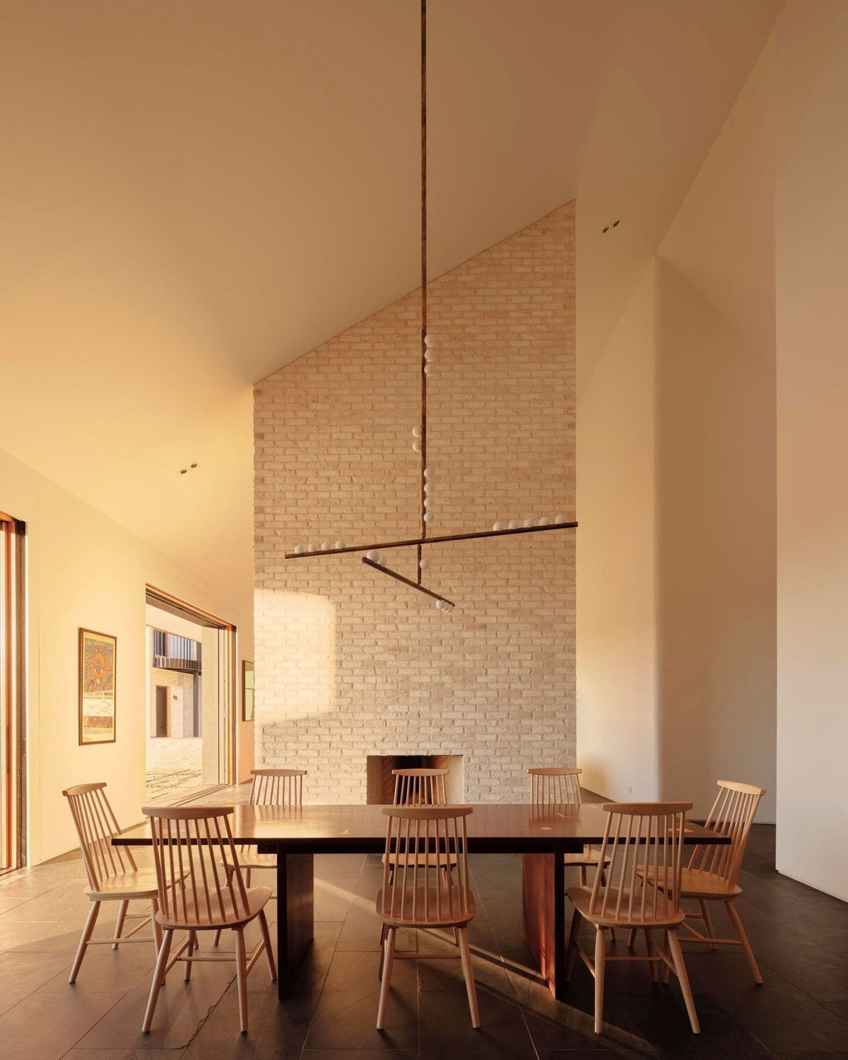 Brass Drop System Chandelier - view 10