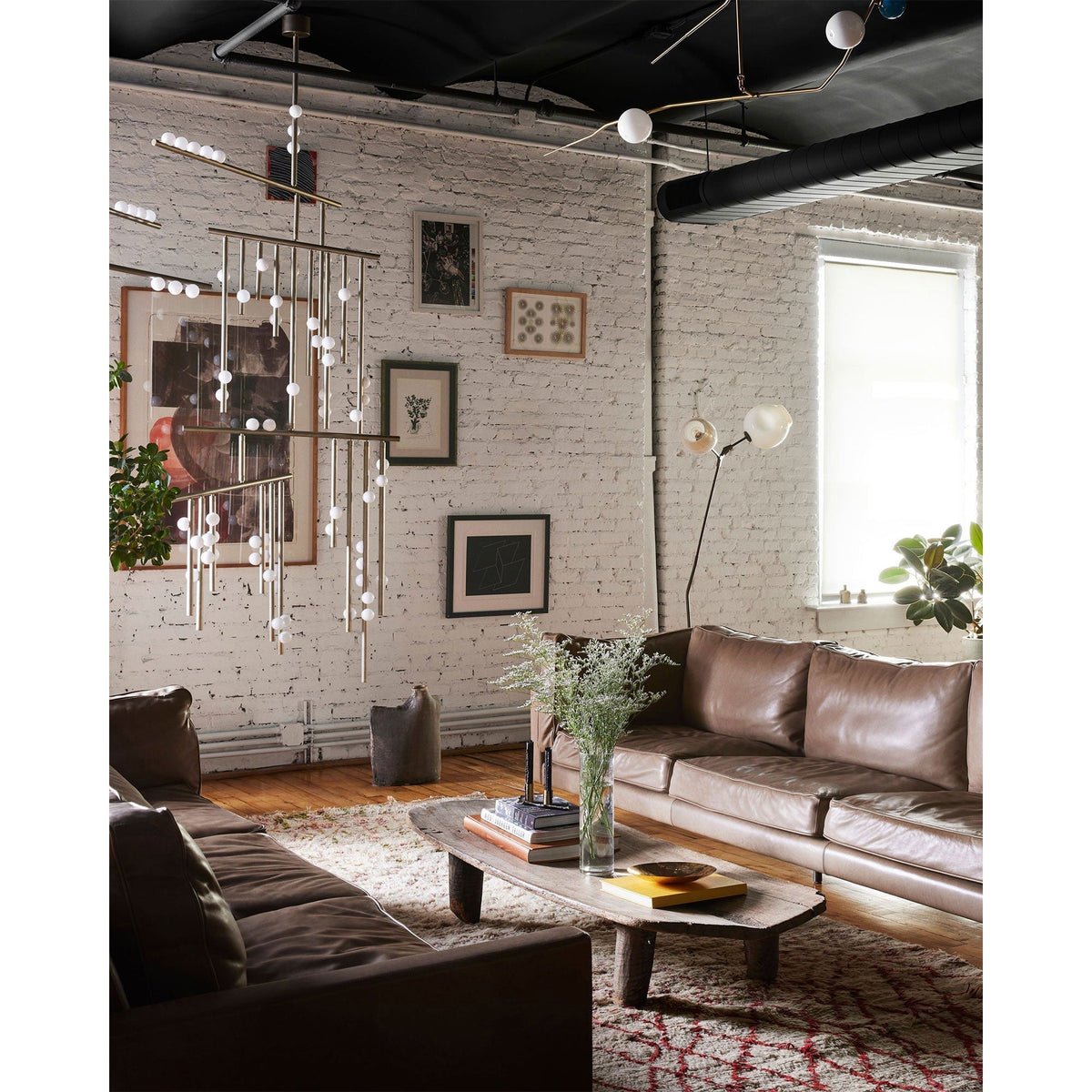 Brass Drop System Chandelier - view 23