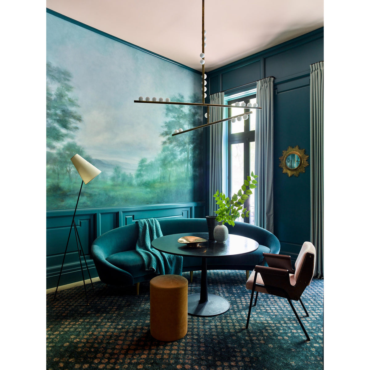 Brass Drop System Chandelier - view 32