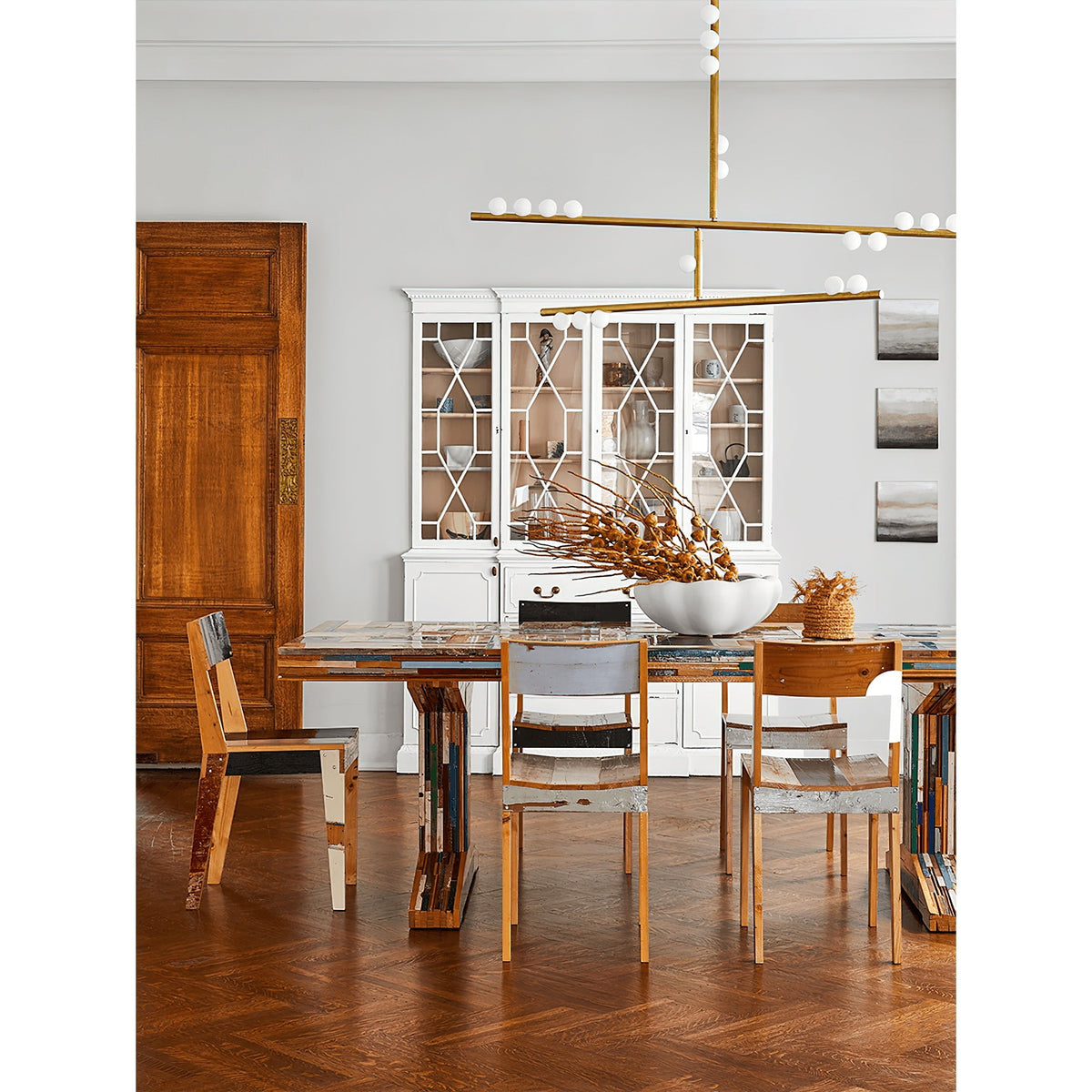 Brass Drop System Chandelier - view 28