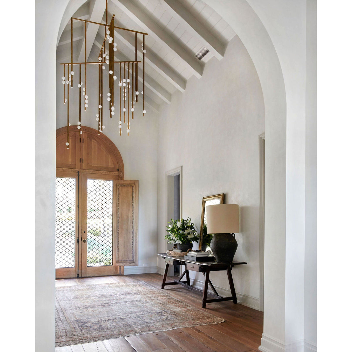 Brass Drop System Chandelier - view 19