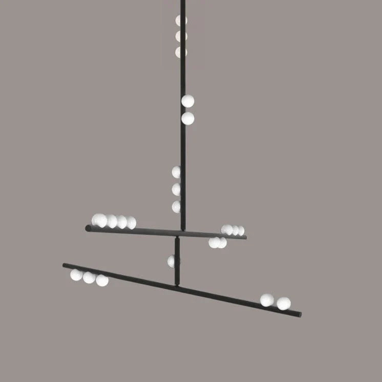 Brass Drop System Chandelier - view 40