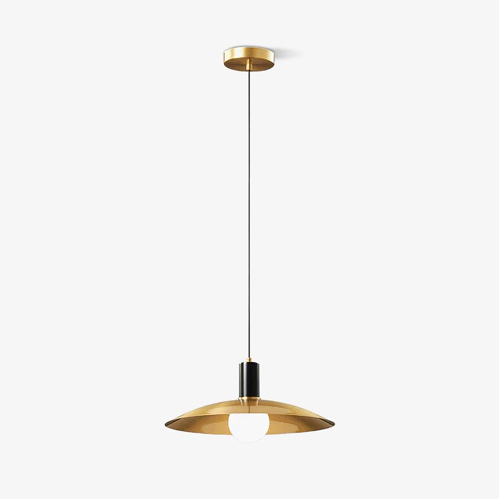 Brass Flared Pendant Lamp - view 17