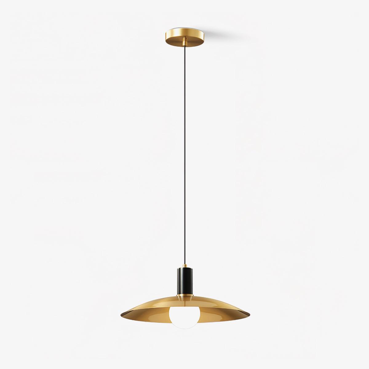 Brass Flared Pendant Lamp - view 13