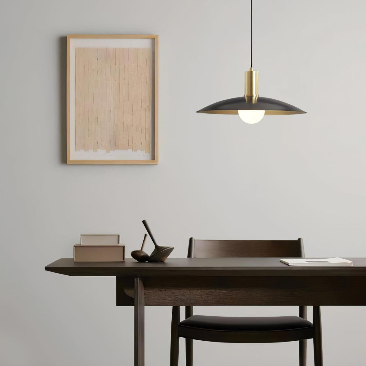Brass Flared Pendant Lamp - view 15