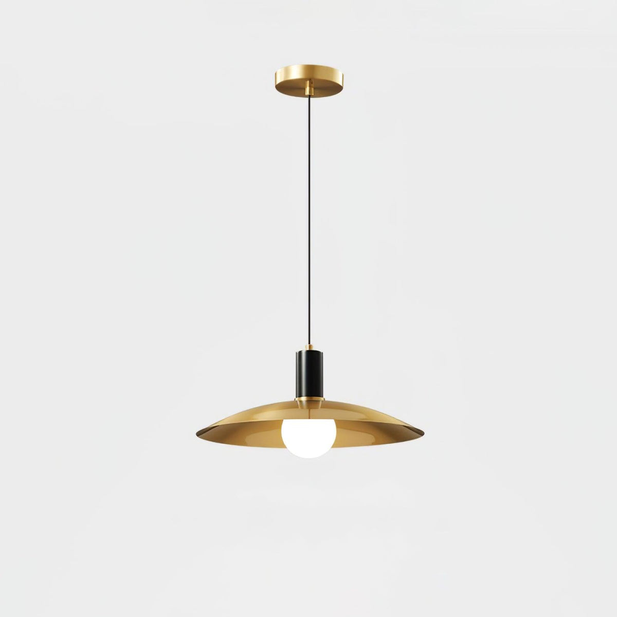 Brass Flared Pendant Lamp - view 20