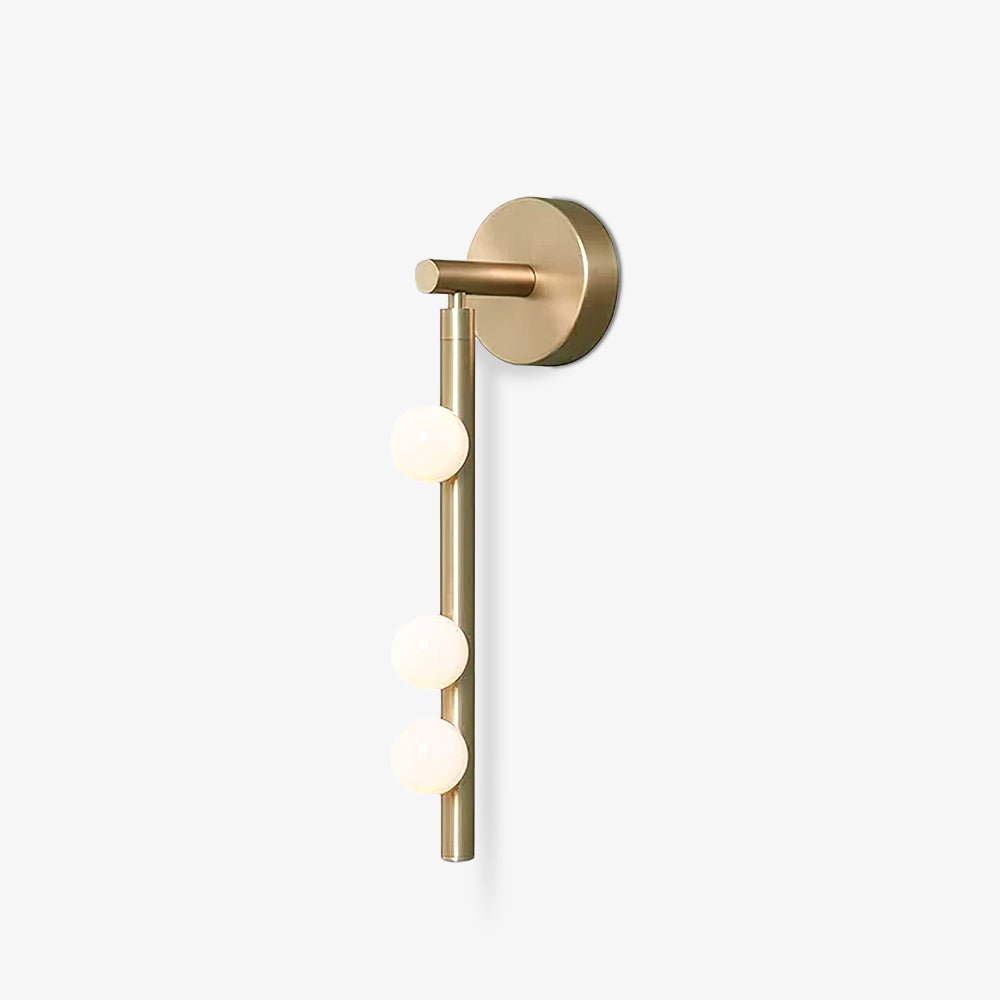 Brass Glass Tube Plug-in Wall Lamp - view 38