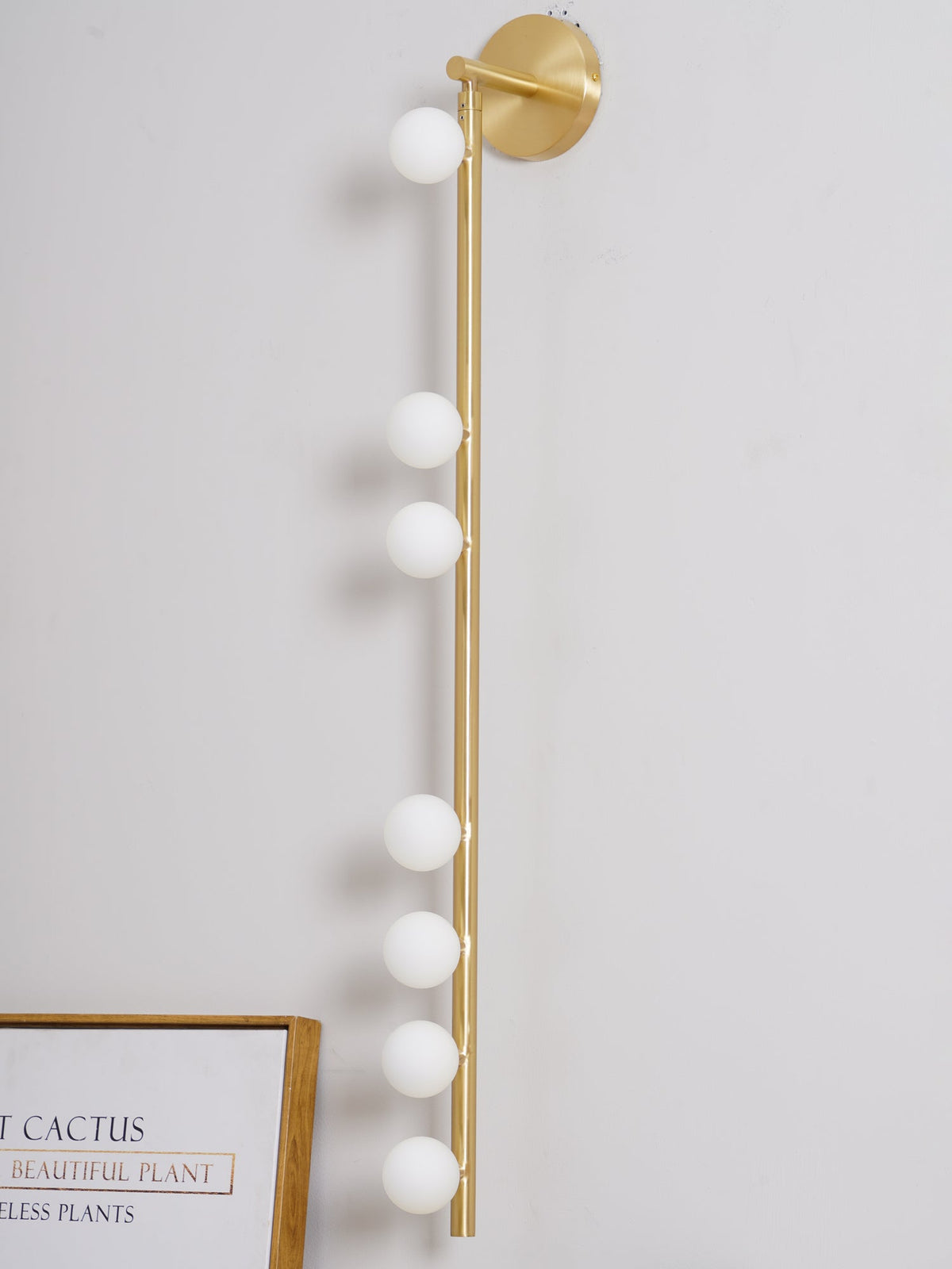 Brass Glass Tube Plug-in Wall Lamp - view 61