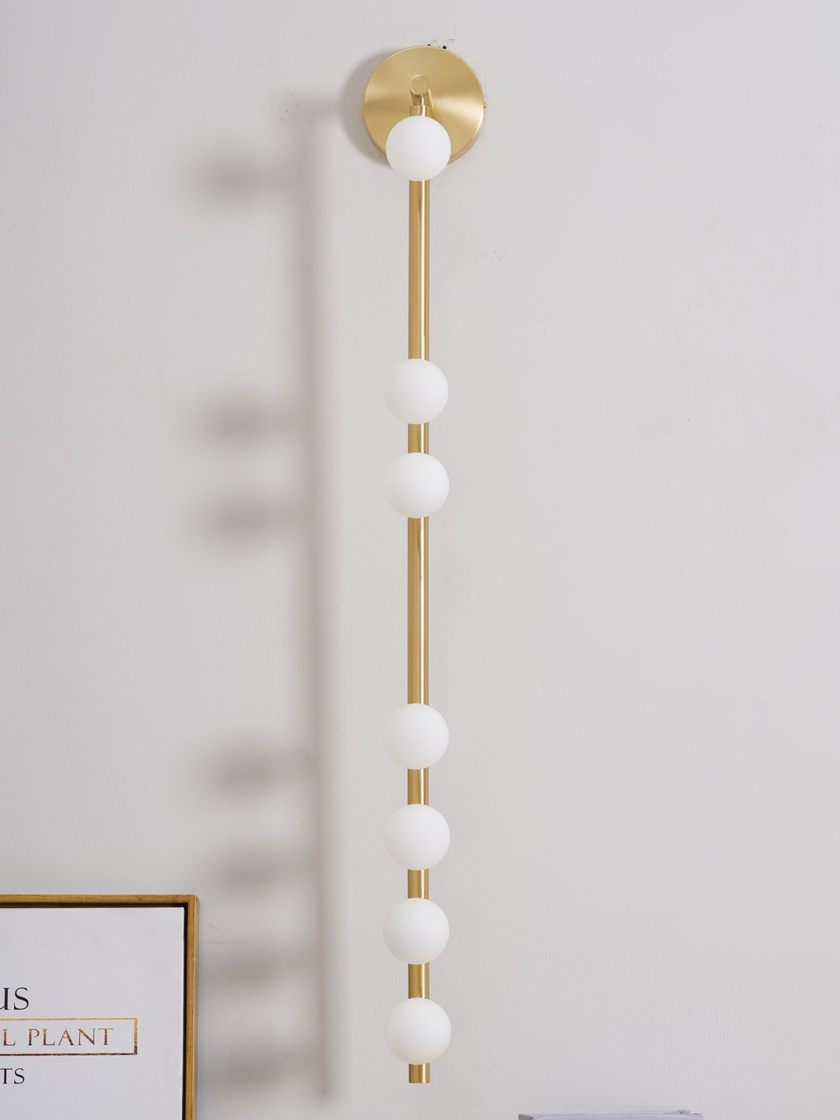 Brass Glass Tube Plug-in Wall Lamp - view 57
