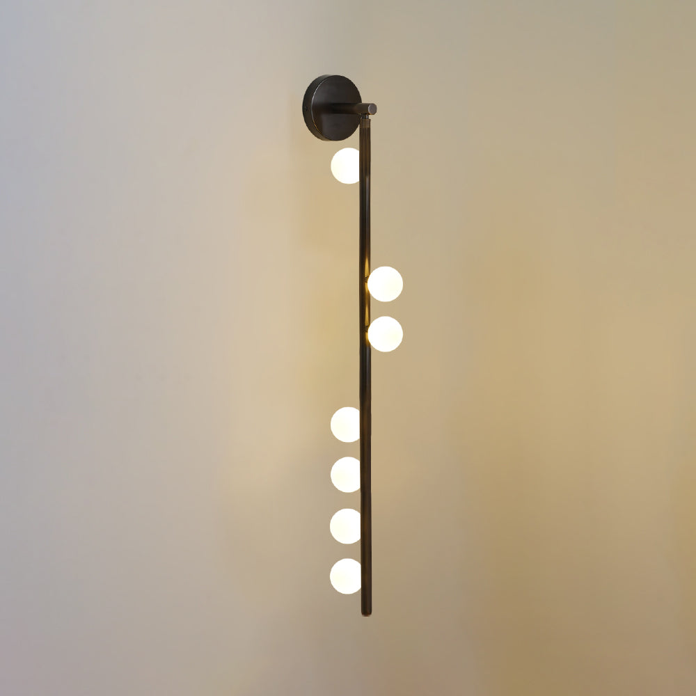 Brass Glass Tube Plug-in Wall Lamp - view 70