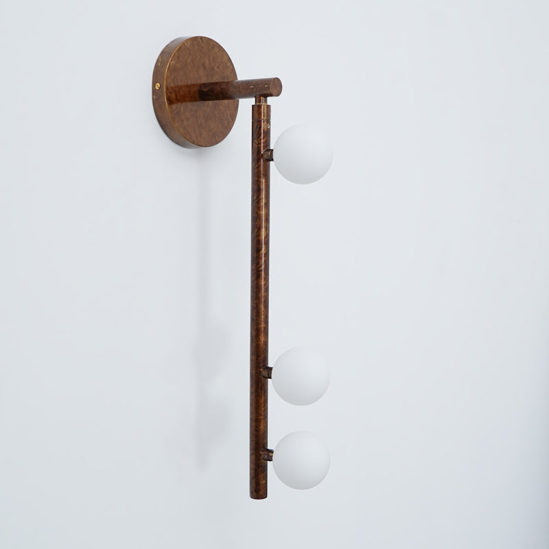 Brass Glass Tube Plug-in Wall Lamp - view 64