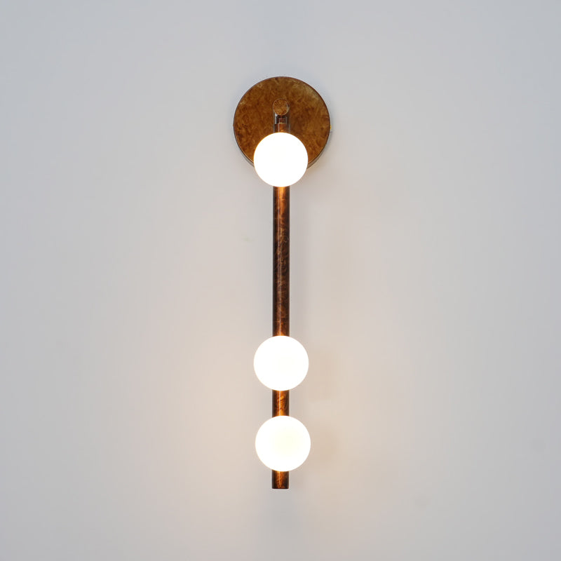Brass Glass Tube Plug-in Wall Lamp - view 66