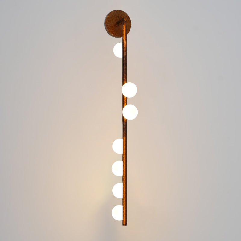 Brass Glass Tube Plug-in Wall Lamp - view 69