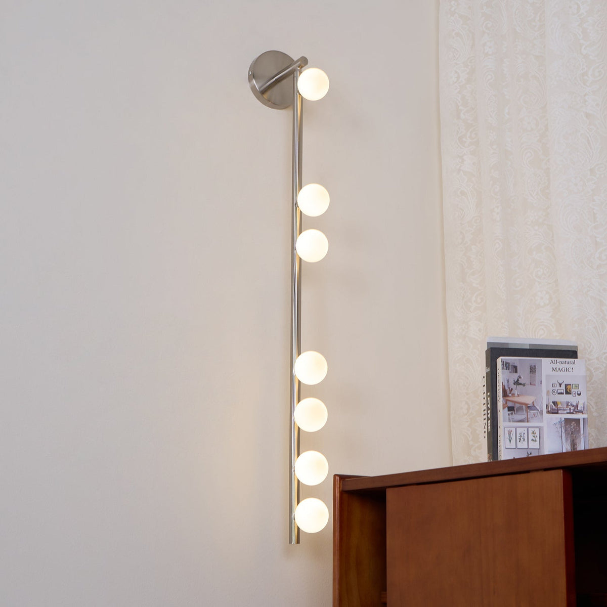 Brass Glass Tube Plug-in Wall Lamp - view 22