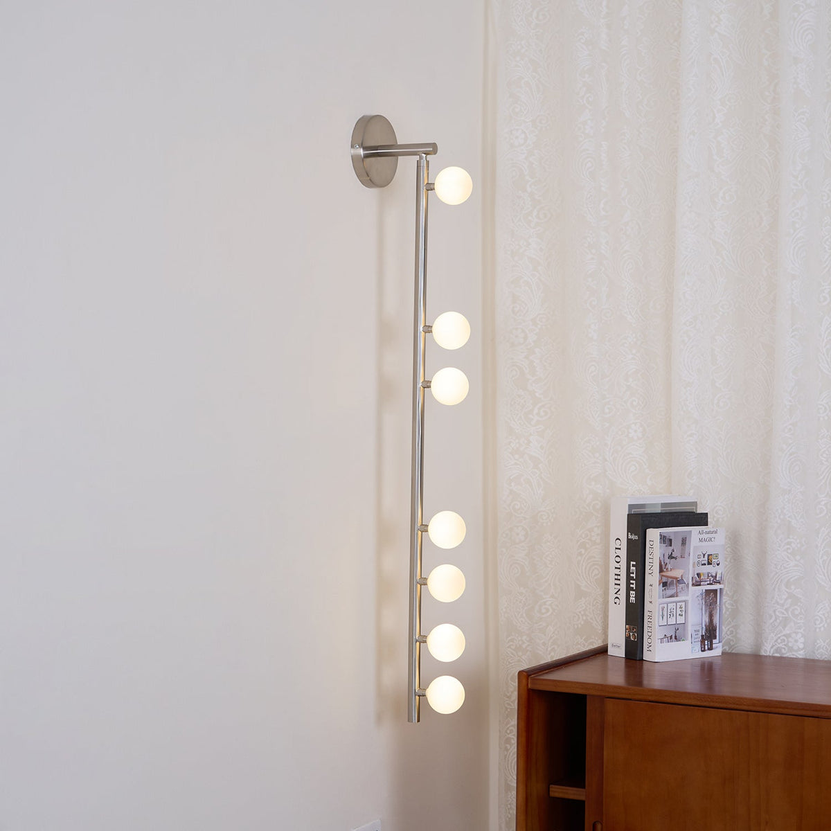 Brass Glass Tube Plug-in Wall Lamp - view 23
