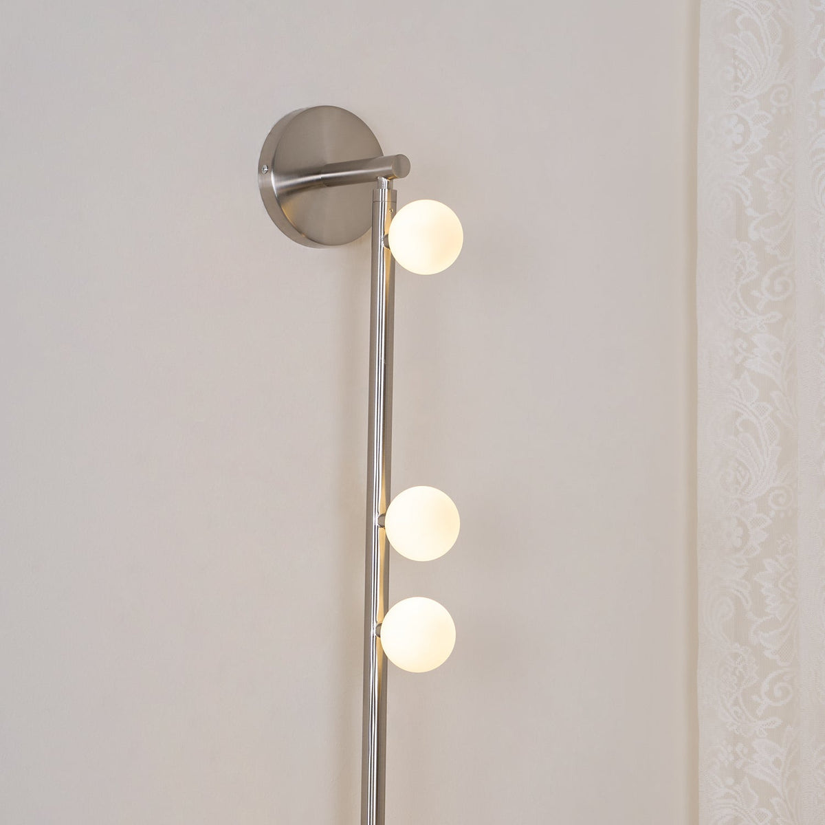 Brass Glass Tube Plug-in Wall Lamp - view 83