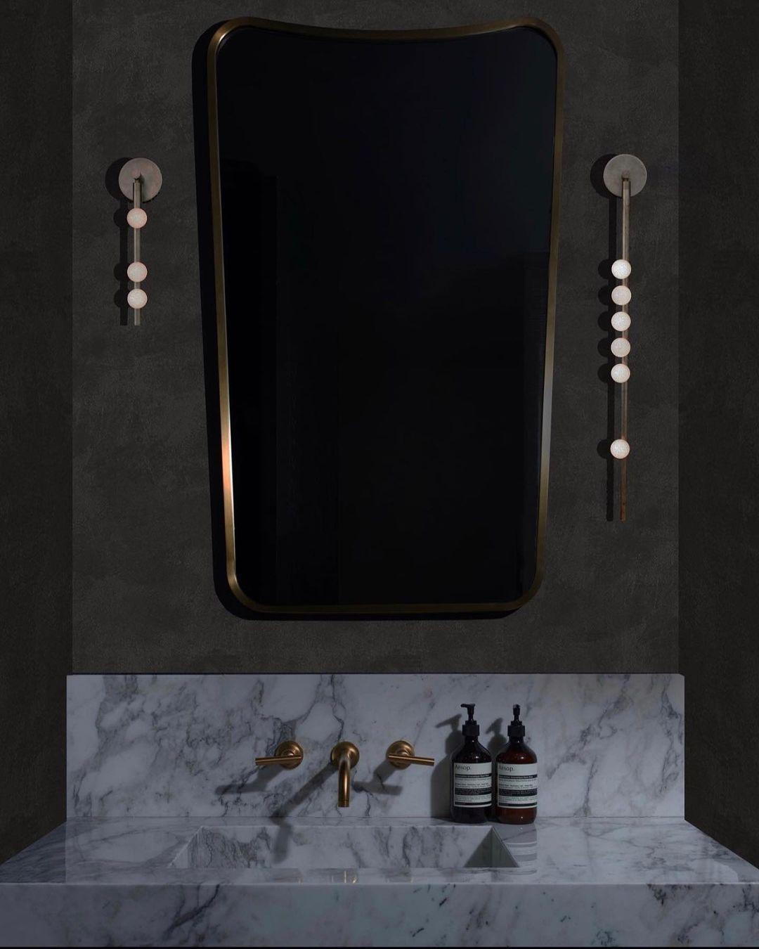 Brass Glass Tube Plug-in Wall Lamp - view 42
