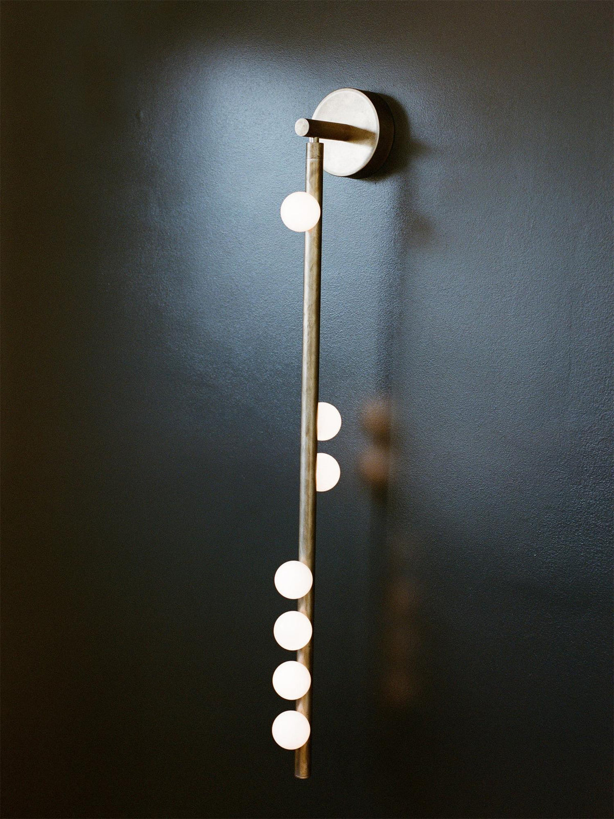Brass Glass Tube Plug-in Wall Lamp - view 46