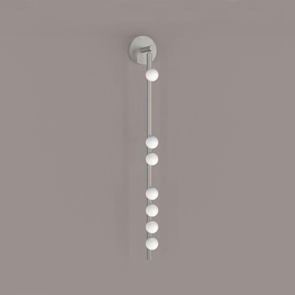 Brass Glass Tube Wall Lamp