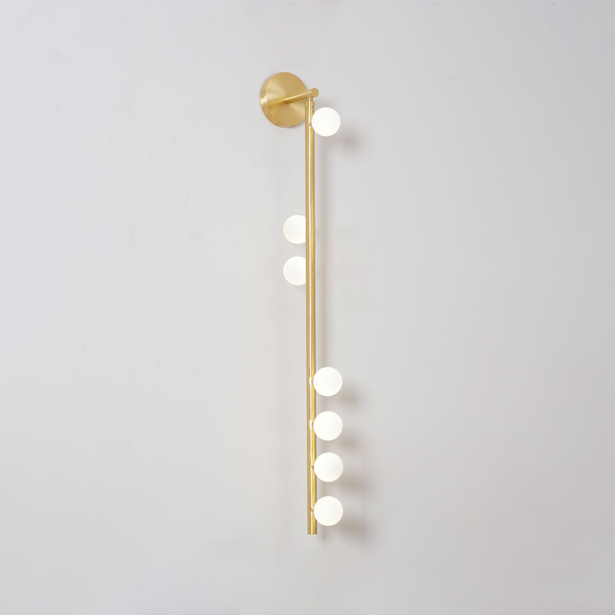 Brass Glass Tube Plug-in Wall Lamp - view 89