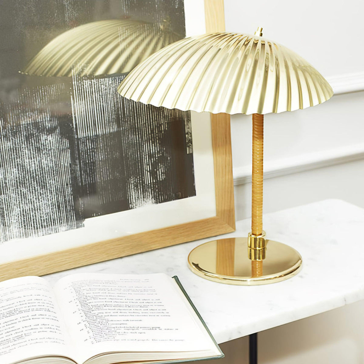 Brass Shell Table Lamp - view 17
