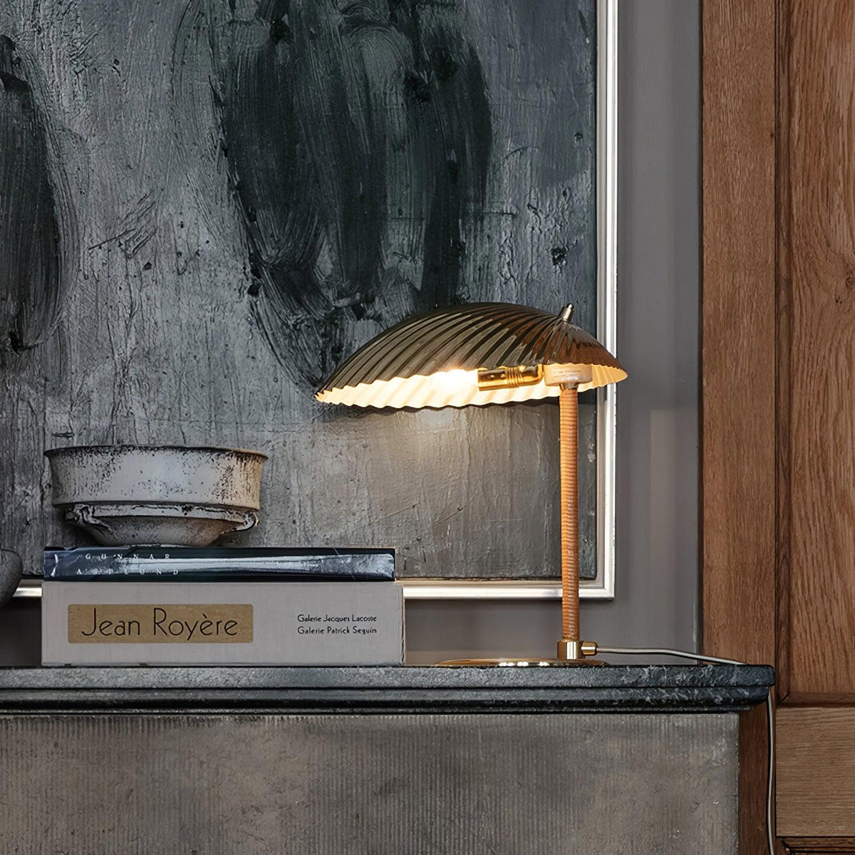 Brass Shell Table Lamp - view 20