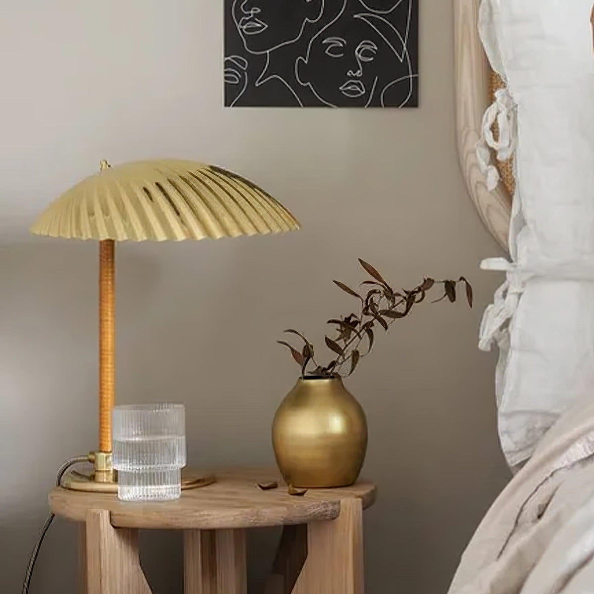Brass Shell Table Lamp - view 24