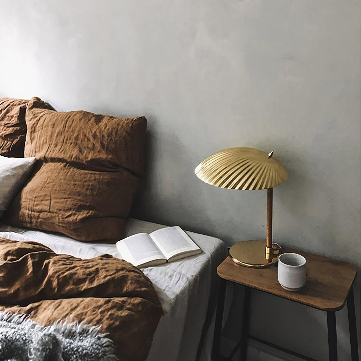 Brass Shell Table Lamp - view 11