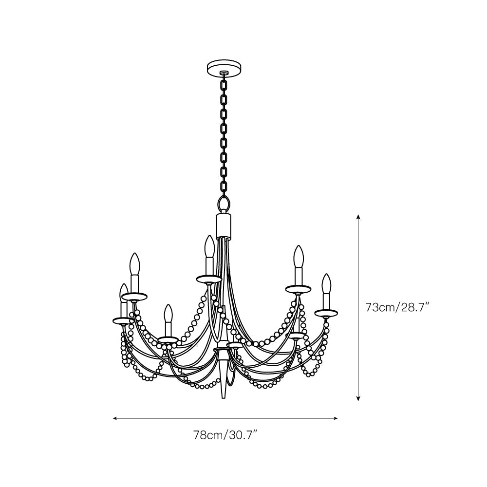 Brentwood Chandelier - view 3