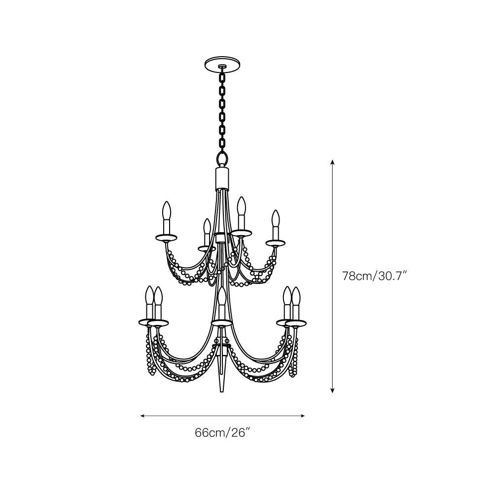 Brentwood Chandelier - view 5