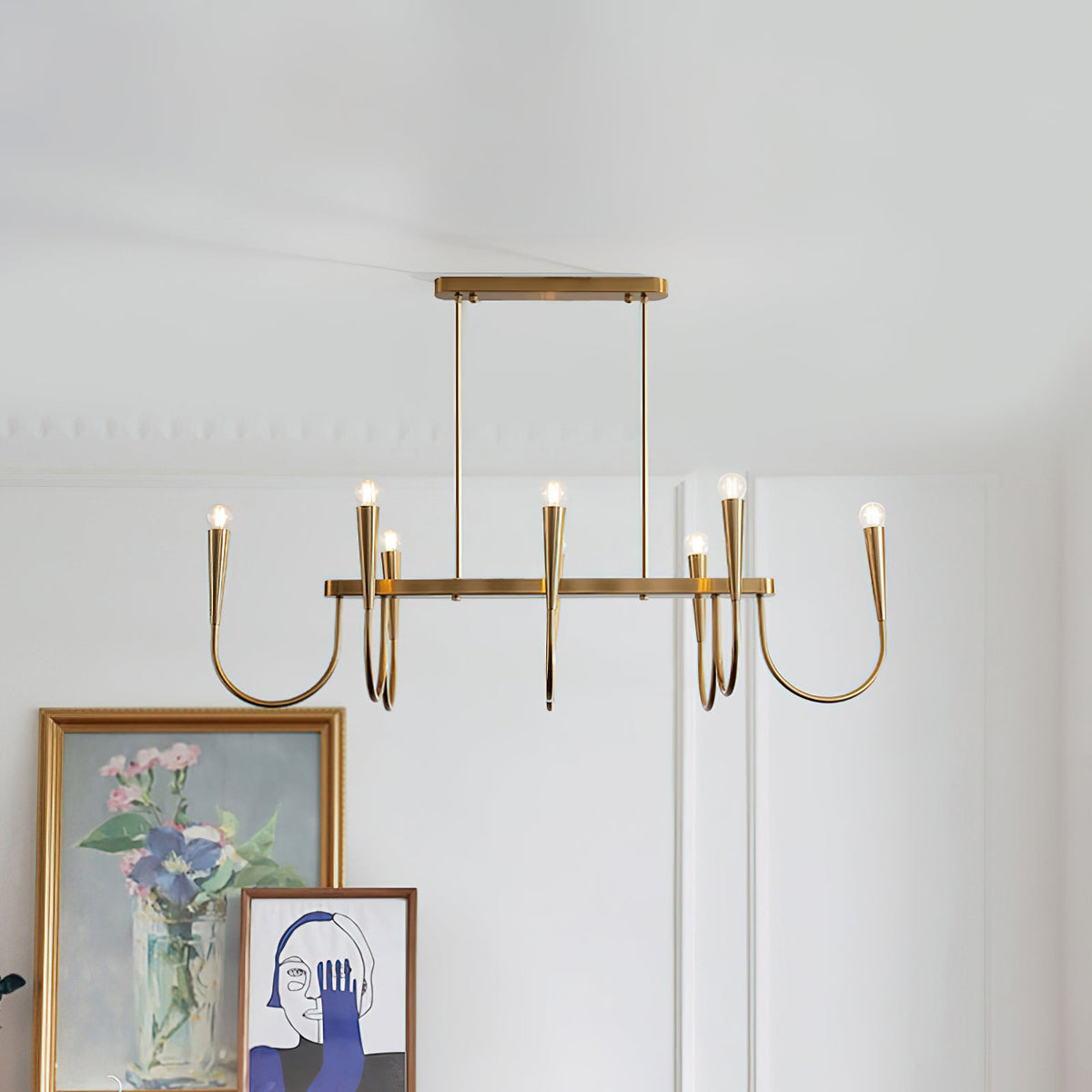 Brianna Linear Chandelier - view 4
