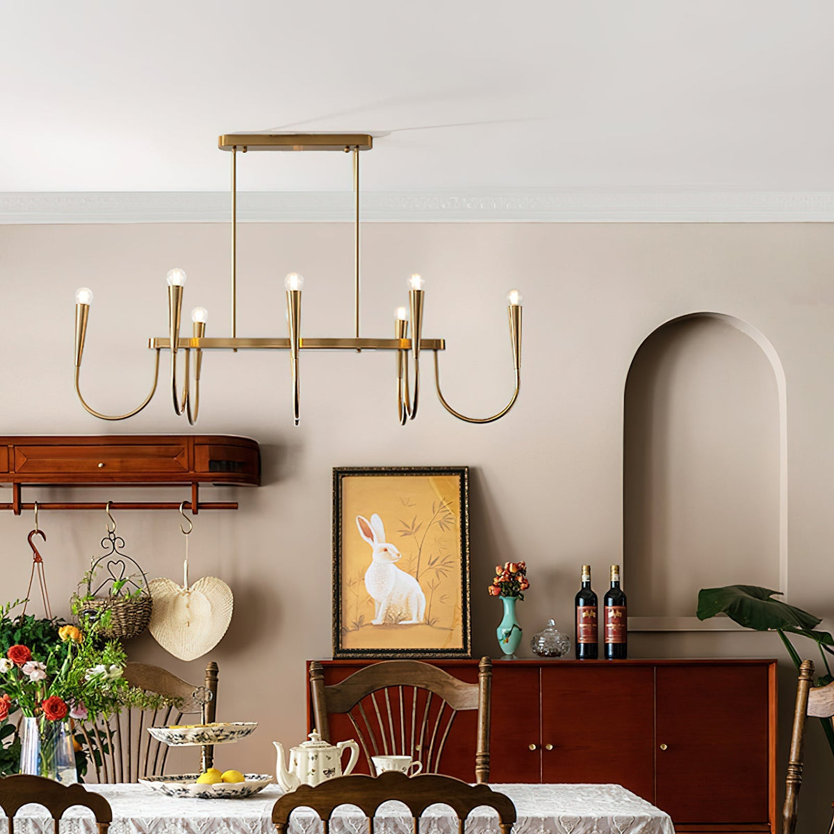 Brianna Linear Chandelier - view 5