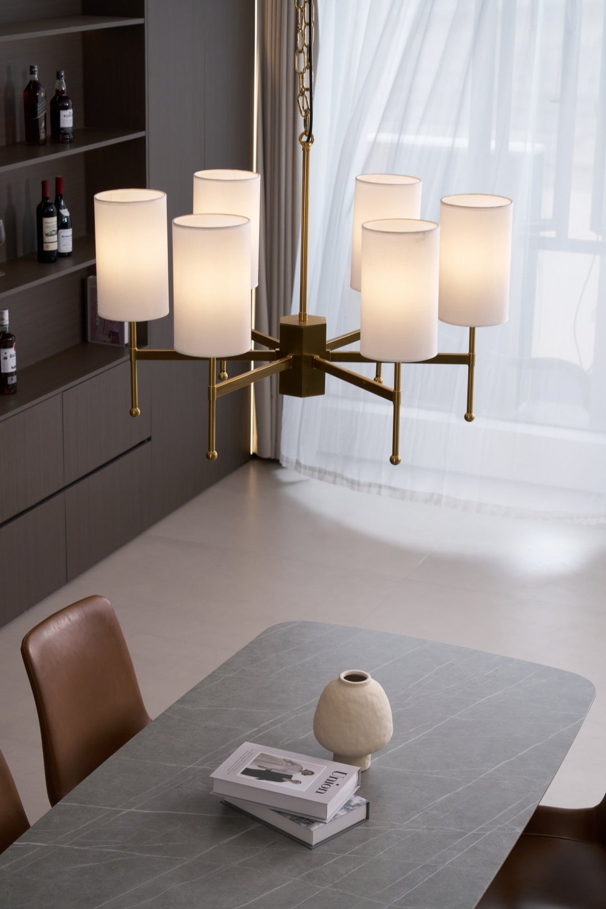 Brilliancess Brass Chandelier